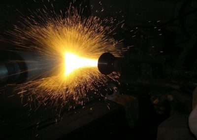 Metalização aspersão térmica